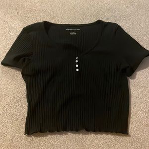 American Eagle cropped short sleeve